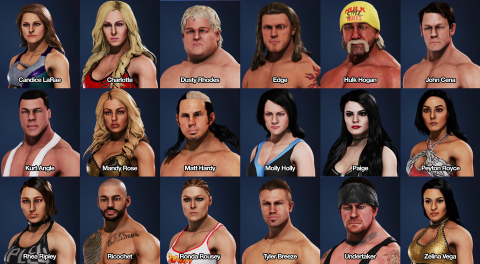 WWE 2K20 Models