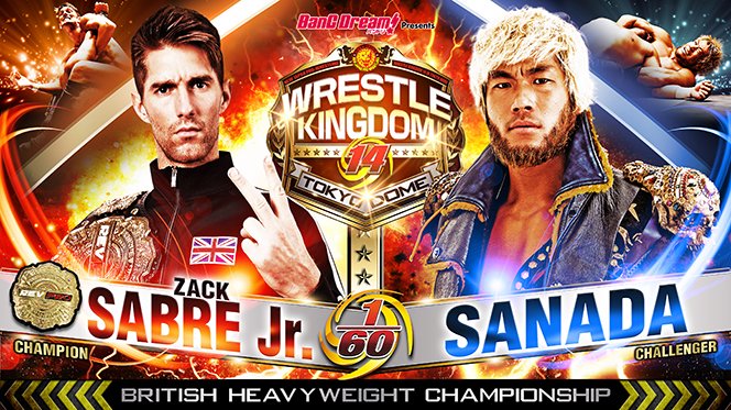 Wrestle Kingdom 14 Preview Zack Sabre Jr. vs. Sanada | NJPW | New Japan Pro Wrestling