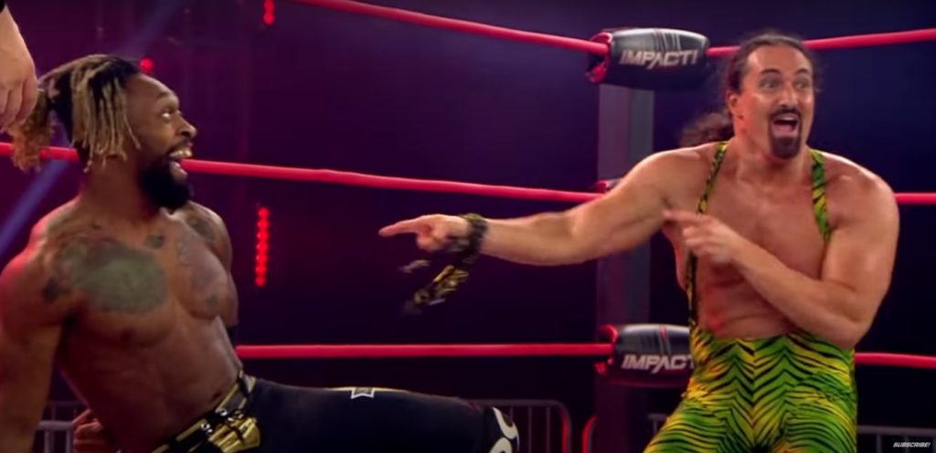 Impact Wrestling Recap (6/23) – 6 man Tag Match - Johnny Swinger, Chris Bey, and Rohit Raju beat Willie Mack and the Deaners (Cody and Jake)