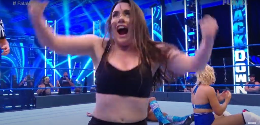 WWE Smackdown Recap (6/26) - Nikki Cross beat Lacey Evans in the Smackdown Women’s Championship Number One Contender Match