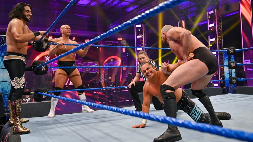 WWE 205 Live Results: Mansoor, Oney Lorcan, & Danny Burch vs. Ever-Rise & Tehuti Miles