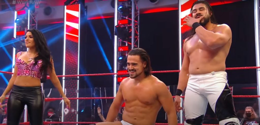 WWE Results and Recap (7/27) – Triple Threat Match – Angel Garza and Andrade (w/Zelina Vega) Defeated the Viking Raiders (Erik and Ivar) and Ricochet and Cedric Alexander; Nia Jax and Shayna Baszler Ended in Double Count Out WWE Results and Recap (7/27) - Triple Threat Match – Angel Garza and Andrade (w/Zelina Vega) Defeated the Viking Raiders (Erik and Ivar) and Ricochet and Cedric Alexander; Nia Jax and Shayna Baszler Ended in Double Count Out