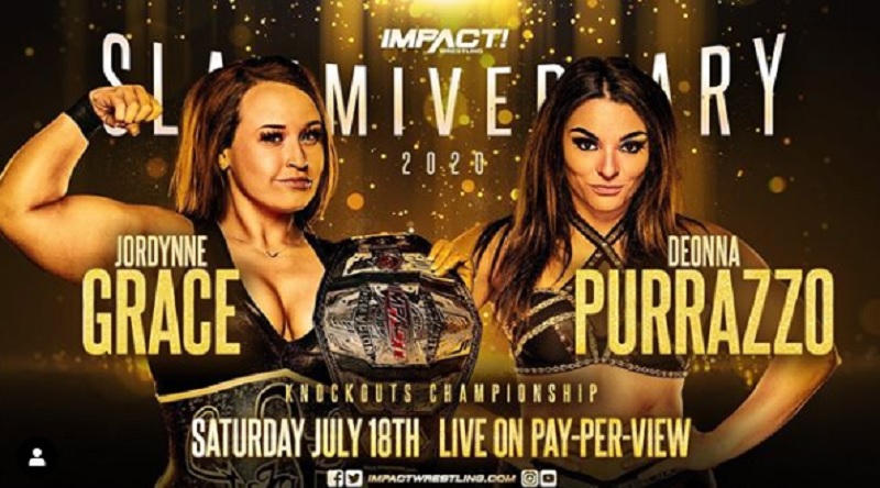 Impact Wrestling Slammiversary Preview (7/18) – Impact Knockouts Championship – Jordynne Grace (c) vs Deonna Purrazzo Impact Wrestling Slammiversary Preview (7/18) - Impact Knockouts Championship - Jordynne Grace (c) vs Deonna Purrazzo