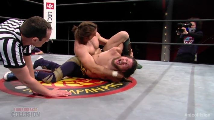 NJPW Lions Break Collision Results: Rust Taylor vs. The DKC Rust Taylor Submits The DKC