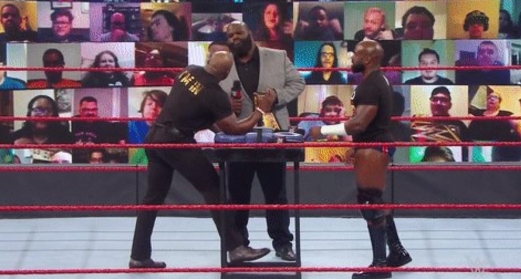 WWE Raw Results and Recap (8/24) – Apollo Crews Defeated Bobby Lashley in an Arm Wrestling Contest