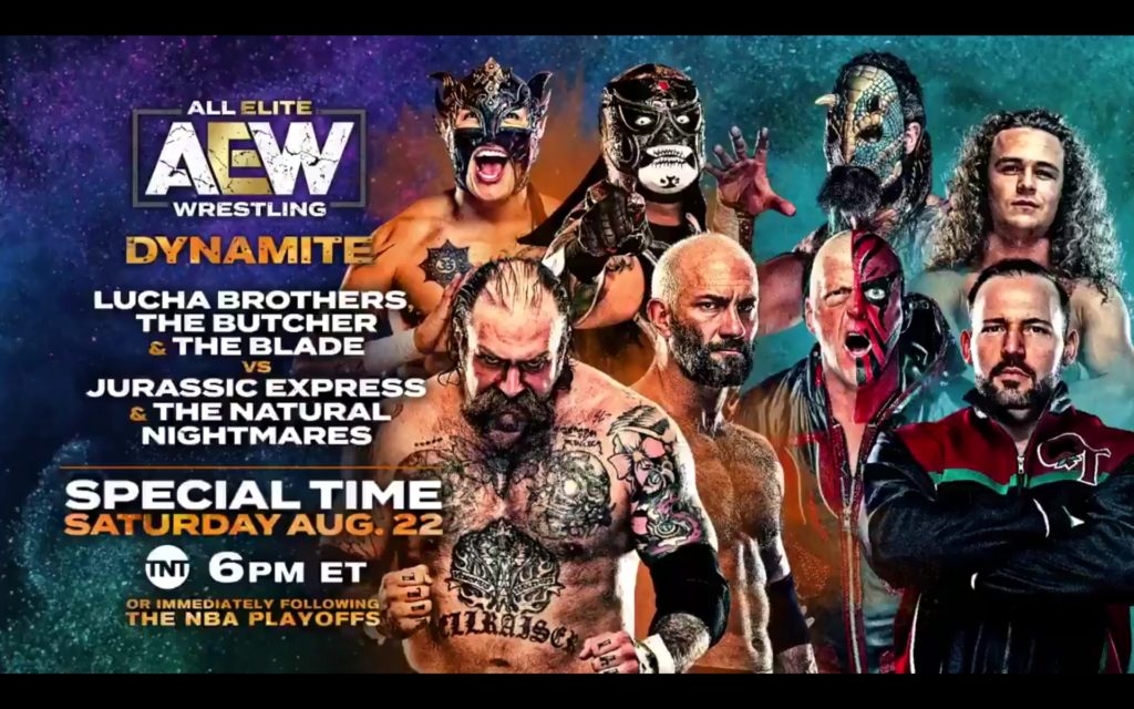 AEW Saturday Night Dynamite Results: The Butcher, The Blade, and The Lucha Bros vs. Jurassic Express & The Natural Nightmares
