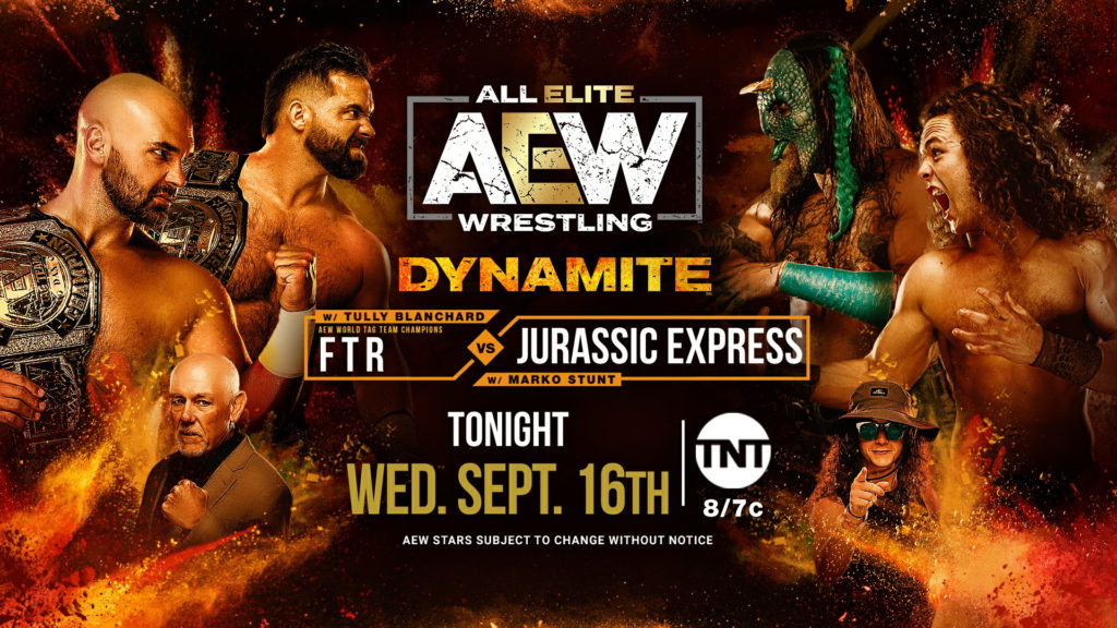 AEW Dynamite Results: FTR vs. Jurassic Express