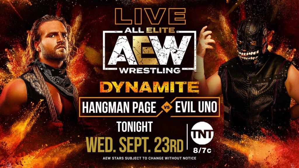 AEW Dynamite Results: Hangman Page vs. Evil Uno