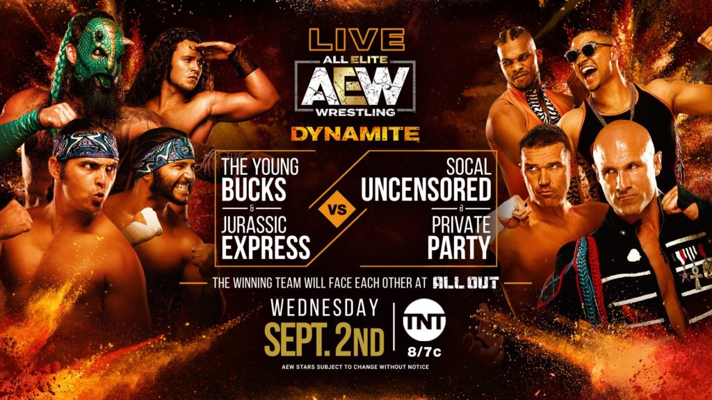 AEW Dynamite Results: Private Party & SCU vs. Young Bucks & Jurassic Express