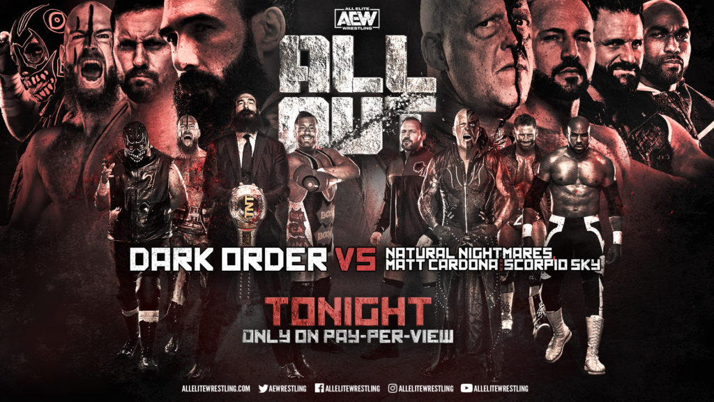 AEW All Out Results: Dark Order vs. Matt Cardona, Scorpio Sky & The Natural Nightmares
