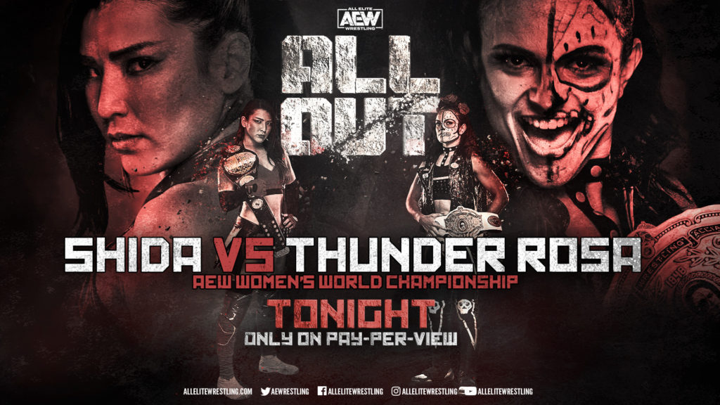 AEW All Out Results: Hikaru Shida vs. Thunder Rosa [AEW Women's Championship Match]