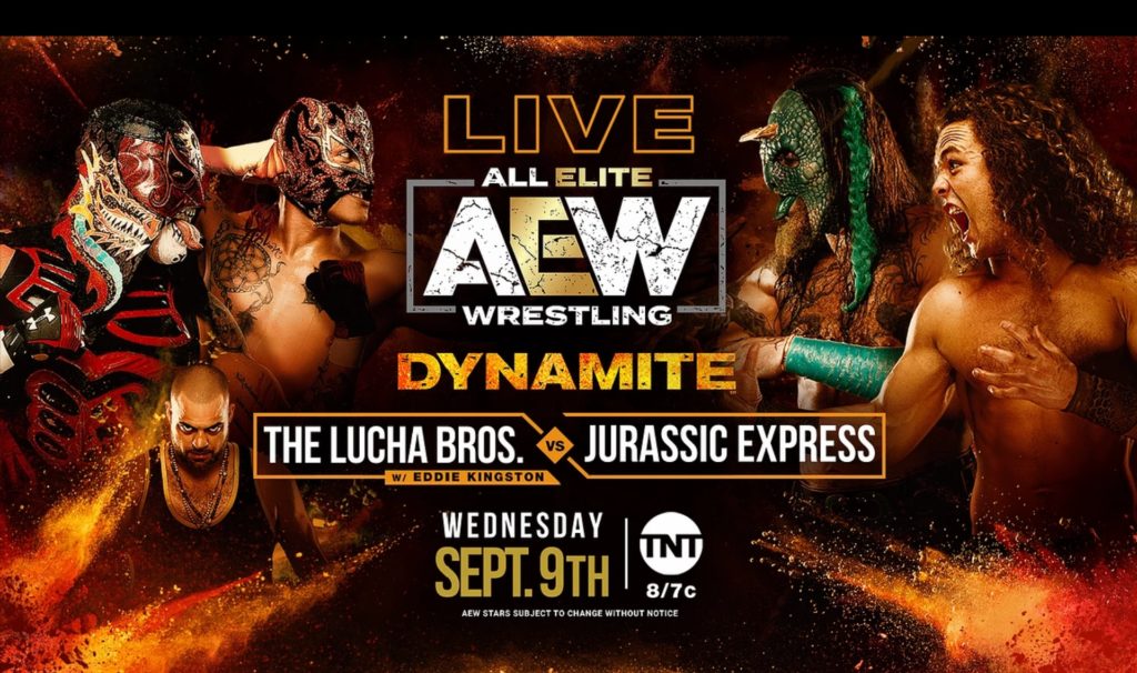 AEW Dynamite Results: The Lucha Bros w/ Eddie Kingston vs. Jurassic Express