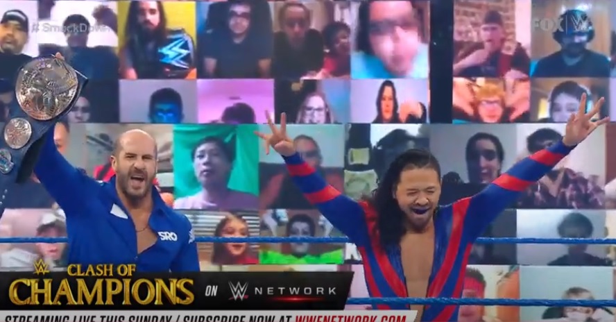 WWE Smackdown Results (9/25) – Shinsuke Nakamura (w/Cesaro) Defeated Gran Metalik (w/Lince Dorado and Kalisto) WWE Smackdown Results (9/25) – Shinsuke Nakamura (w/Cesaro) Defeated Gran Metalik (w/Lince Dorado and Kalisto)