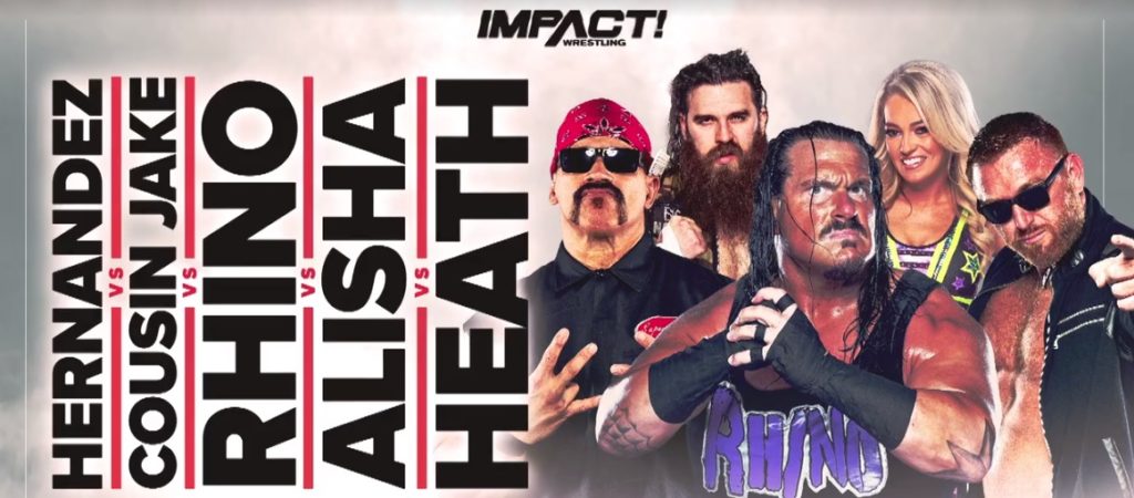 Impact Wrestling Preview (10/20) – Call You Own Shot Placement – Hernandez vs. Cousin Jake vs. Heath vs. Rhino vs. Alisha Edwards Impact Wrestling Preview