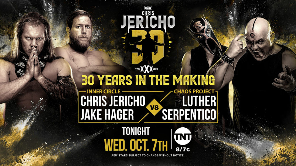 AEW Dynamite Results: Chris Jericho & Jake Hager vs. Chaos Project AEW Dynamite Results: Chris Jericho & Jake Hager vs. Chaos Project