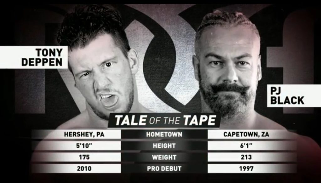 Ring Of Honor Pure Tournament Results: PJ Black vs. Tony Deppen Ring Of Honor Pure Tournament Results: PJ Black vs. Tony Deppen