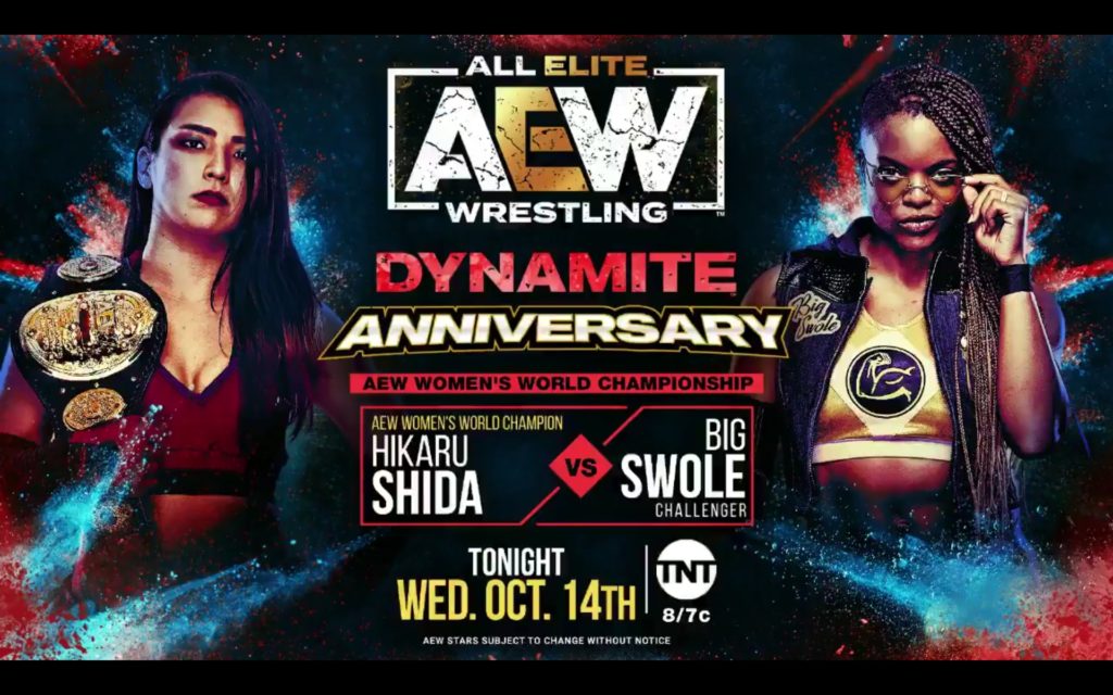 AEW Dynamite Anniversary Results: Big Swole vs. Hikaru Shida [AEW Women's Championship Match]