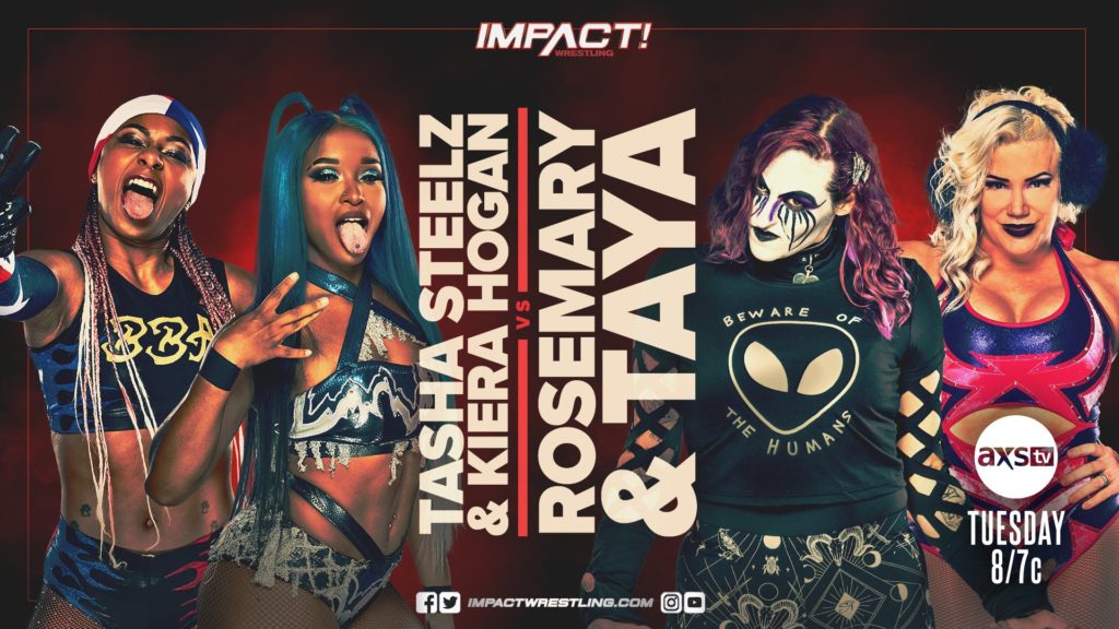 Impact Wrestling Preview (10/6) - Rosemary and Taya Valkyrie vs. Kiera Hogan and Tasha Steelz
