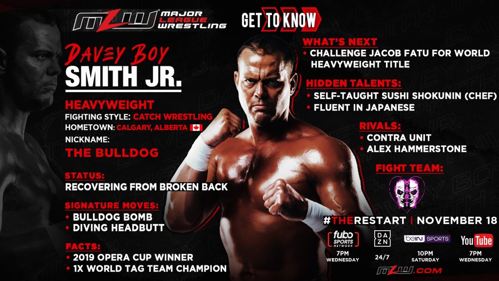 Davey Boy Smith Jr. Has Interest From Around The Wrestling World Davey Boy Smith Jr. Has Interest From Around The Wrestling World