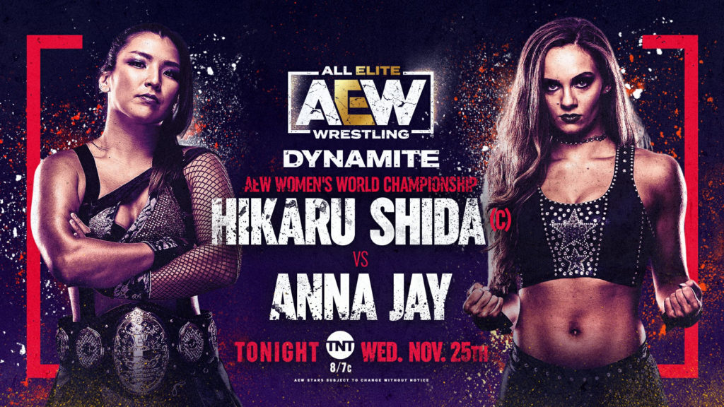 AEW Dynamite Results: Hikaru Shida vs. Anna Jay [AEW World Women's Championship Match]