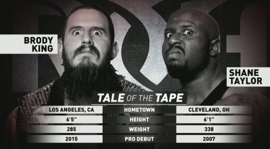 Ring Of Honor Results: Brody King vs. Shane Taylor Ring Of Honor Results: Brody King vs. Shane Taylor