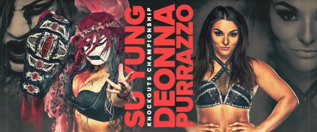 Impact Wrestling Preview (11/3) Knockouts Championship – Su Yung (c) vs. Deonna Purrazzo; Who Shot John E. Bravo? Impact Wrestling Preview (11/3) – Knockouts Championship – Su Yung (c) vs. Deonna Purrazzo; Who Shot John E. Bravo?