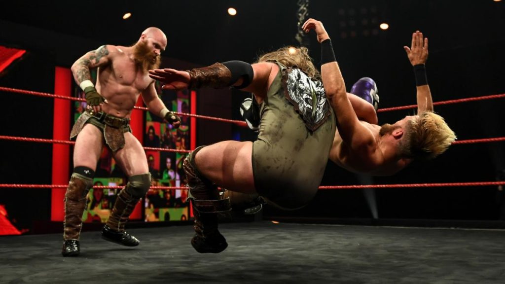 WWE NXT UK Results: South Wales Subculture (Flash Morgan Webster & Mark Andrews) vs. The Hunt (Primate & Wild Boar)