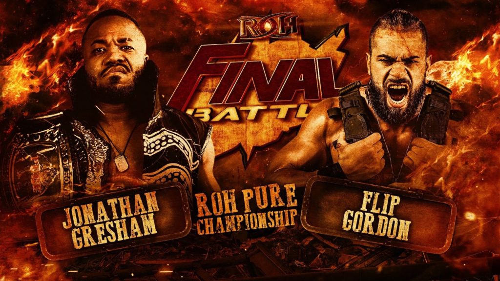 Ring Of Honor Final Battle Results: Flip Gordon vs. Jonathan Gresham [Pure Championship Match]