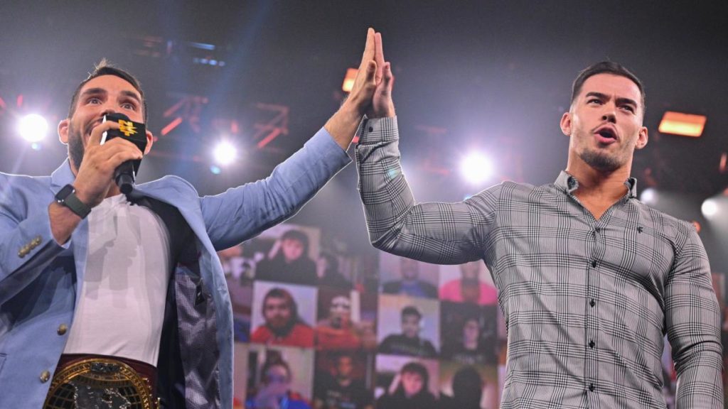 Johnny Gargano & Austin Theory Look To Be NXT's Triple H & Randy Orton