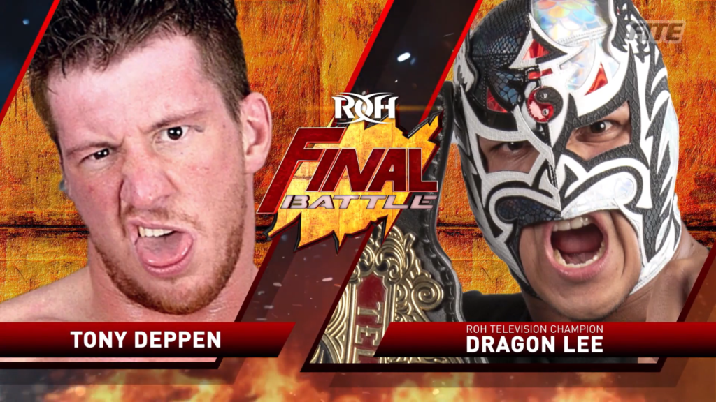 Ring Of Honor Final Battle Results: Tony Deppen vs. Dragon Lee [ROH TV Championship Match]