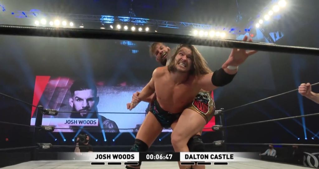 Ring Of Honor Results: Dalton Castle vs. Josh Woods [Pure Rules Match]