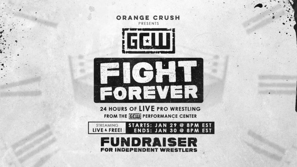 Joey Janela Announces GCW ‘Fight Forever’, First Ever 24 Hour Wrestling Telethon Joey Janela Announces GCW 'Fight Forever', First Ever 24 Hour Wrestling Telethon