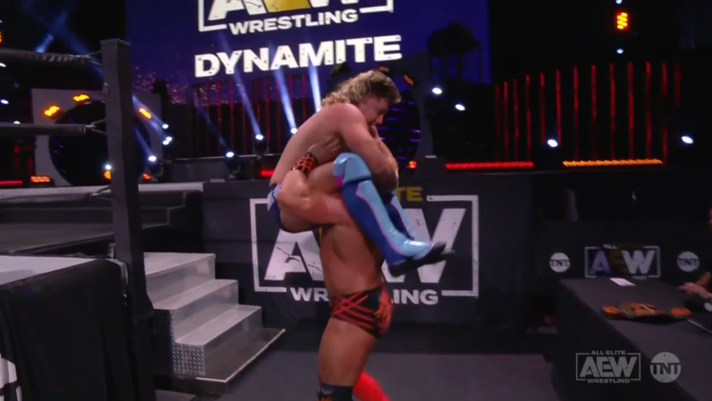 AEW Dynamite Results: Brian Cage & Ricky Starks vs. The Varsity Blondes (Brian Pillman Jr. & Griff Garrison)