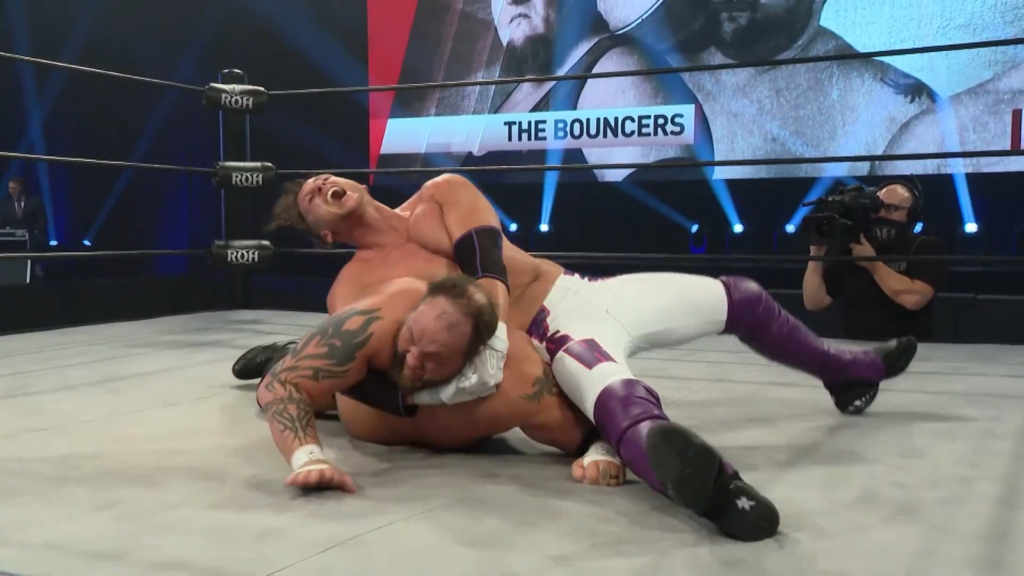 Ring Of Honor Results: The OGK (Mike Bennett & Matt Taven) vs. The Bouncers (Beer City Bruiser & Brawler Milonas)