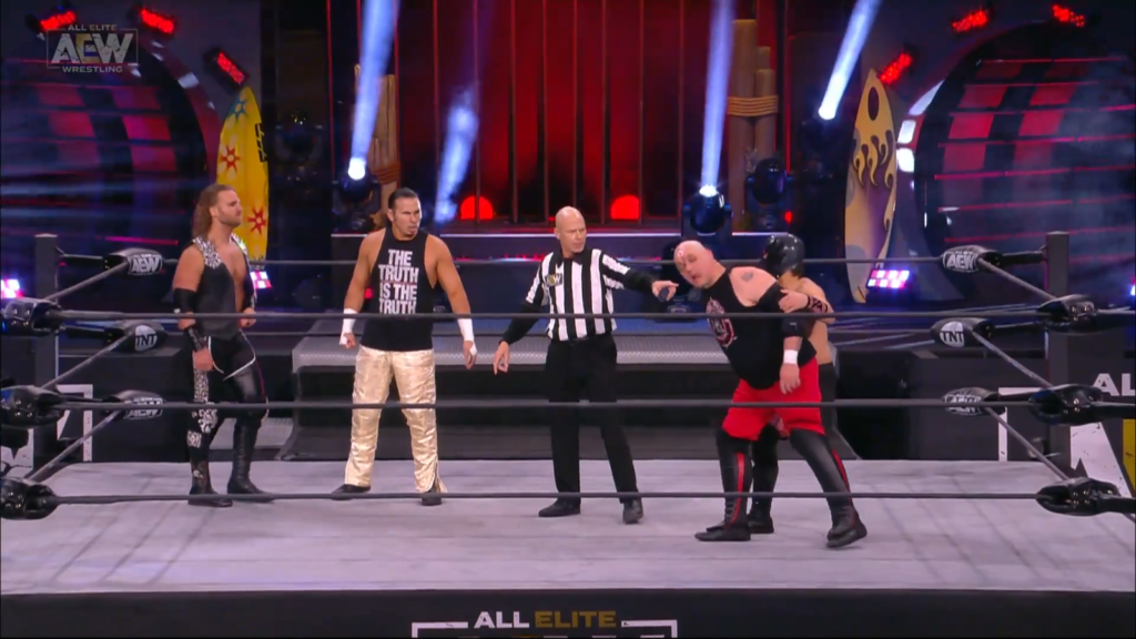AEW Beach Break Results: Matt Hardy & Hangman Page vs. Chaos Project (Luther & Serpentico)
