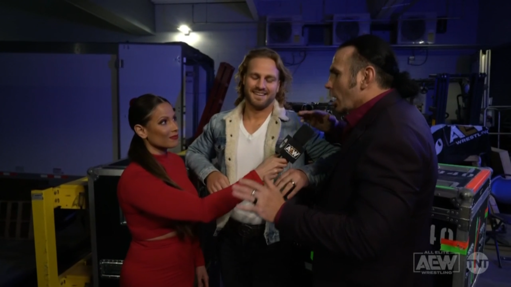 AEW Dynamite Results: Hangman Page Interview Interrupted By Matt Hardy & Dark Order AEW Dynamite Results: Hangman Page Interview