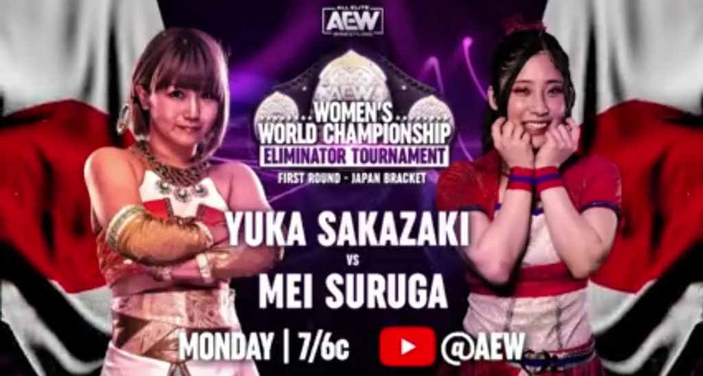 AEW Women's Eliminator Tournament Results: Yuka Sakazaki vs. Mei Suruga