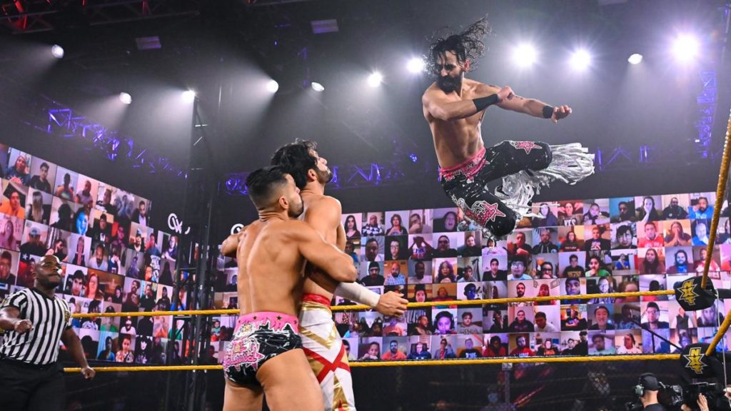 WWE 205 Live Results: Mansoor & Curt Stallion vs. Bollywood Boyz (Sumir & Sunil Singh)