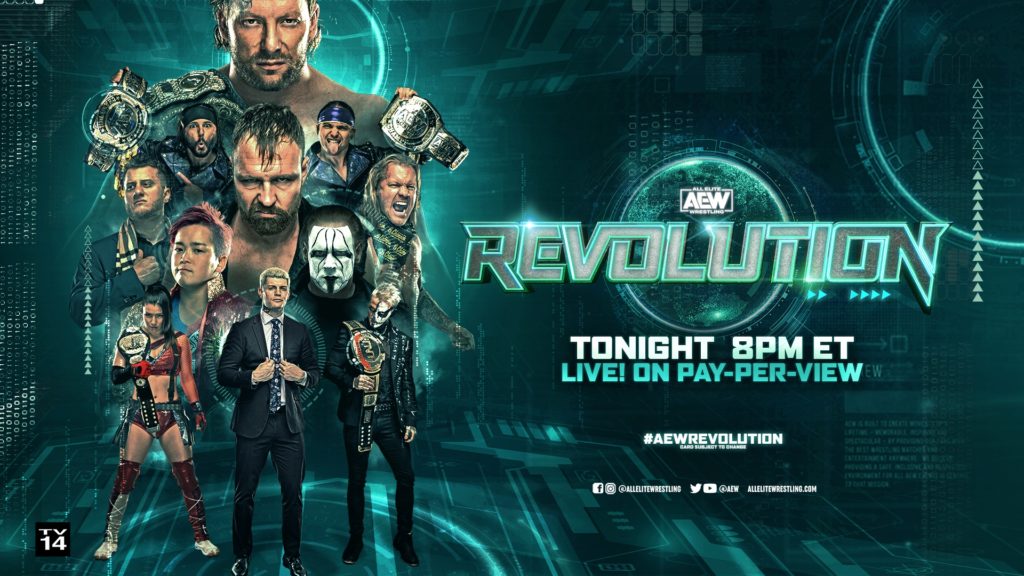 AEW Revolution Preview [Kenny Omega & Jon Moxley In Barbed Wire Match, WCW Legend Sting Returns To The Ring]