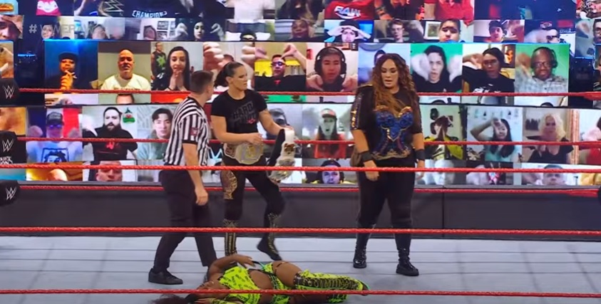 WWE Raw Results (3/1) – Nia Jax w/Shayna Baszler Defeated Naomi w/Lana by Pinfall; WWE Championship – The Miz (c) w/John Morrison vs. Bobby Lashley w/MVP was Postponed WWE Raw Results