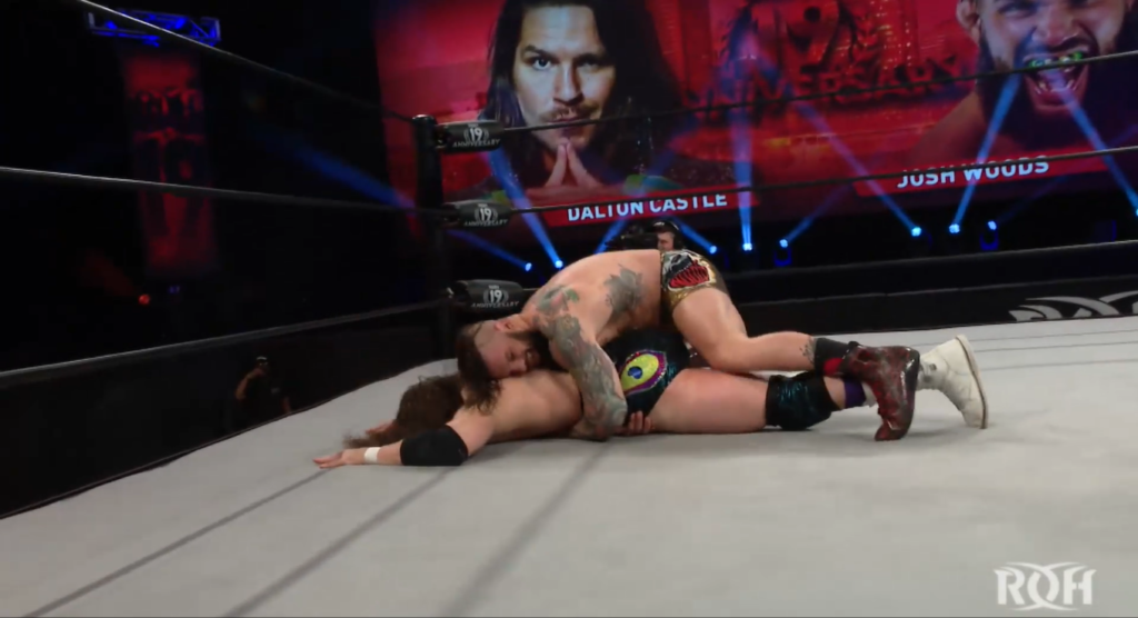 Ring Of Honor 19th Anniversary Results: Dalton Castle vs. Josh Woods
