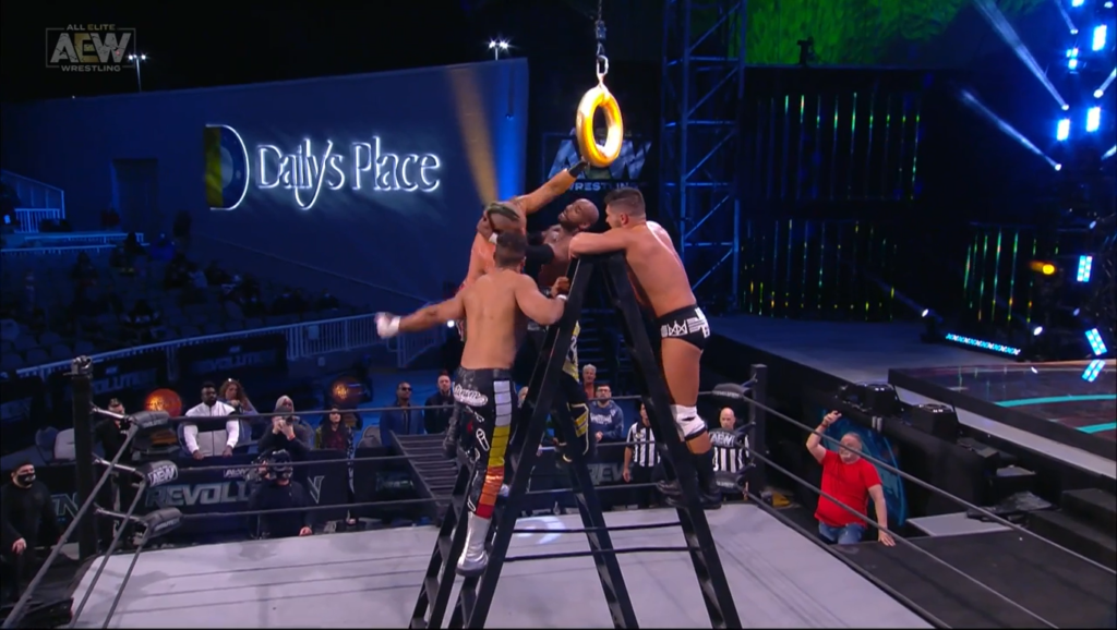 AEW Revolution Results: Cody Rhodes vs. Scorpio Sky vs. Penta El Zero M vs. Max Caster vs. Lance Archer vs. Ethan Page [Face Of The Revolution Ladder Match]
