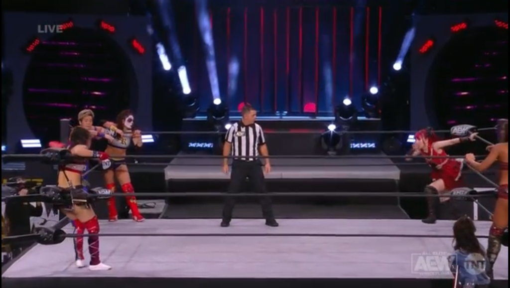 AEW Dynamite Results: Nyla Rose, Maki Itoh & Dr. Britt Baker D.M.D vs. Thunder Rosa, Ryo Mizunami & Hikaru Shida