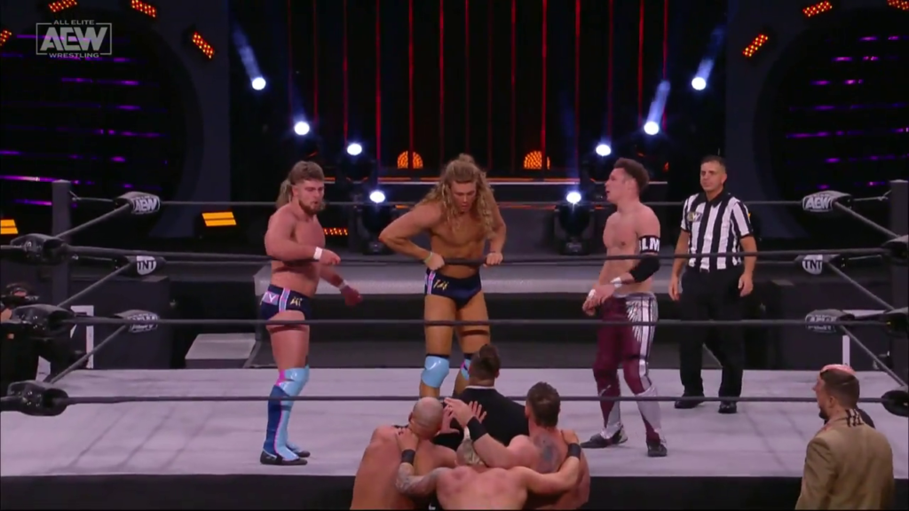 AEW Dynamite Results: FTR & Shawn Spears vs. Varisty Blondes & Dante Martin
