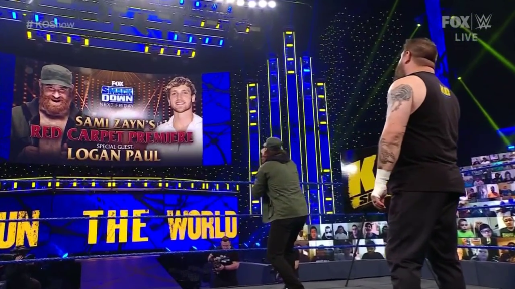 Logan Paul To Be Involved With Kevin Owens vs. Sami Zayn At WWE Wrestlemania 37?
