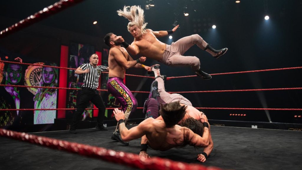 WWE NXT UK Results: Amir Jordan & Kenny Williams vs. Pretty Deadly (Lewis Howley & Sam Stoker) [WWE NXT UK Tag Team Championship Match]