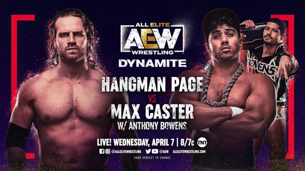 AEW Dynamite Results: Hangman Page vs. Max Caster