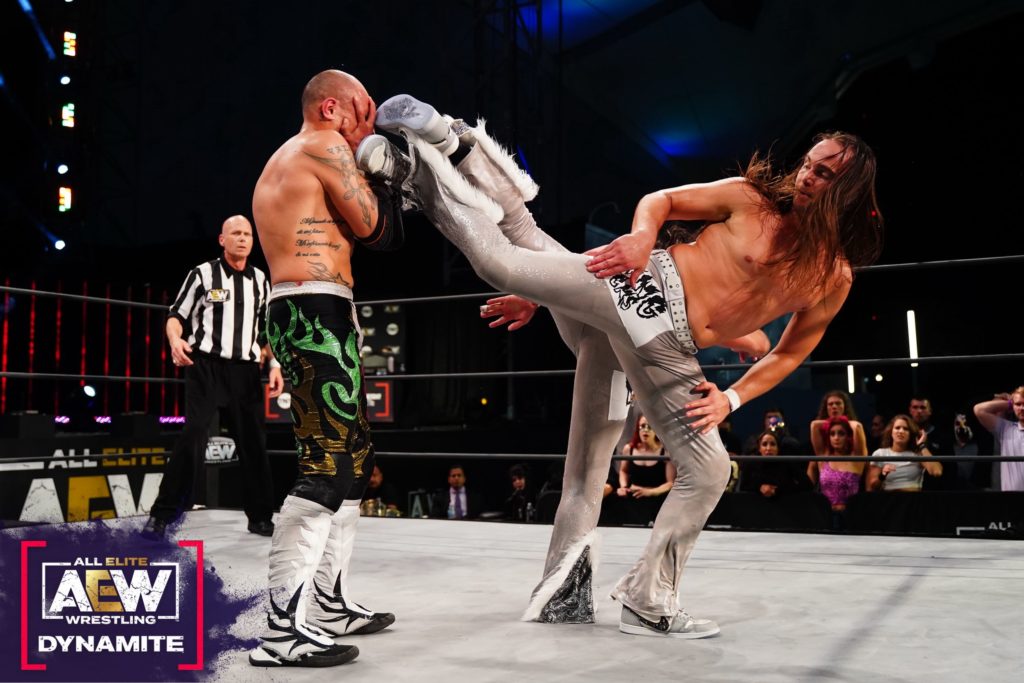 AEW Dynamite Results: The Young Bucks Defeat PAC & Rey Fenix With Double Superkick To Retain AEW World Tag Team Championships AEW Dynamite Results: The Young Bucks Defeat PAC & Rey Fenix With Double Superkick To Retain AEW World Tag Team Championships