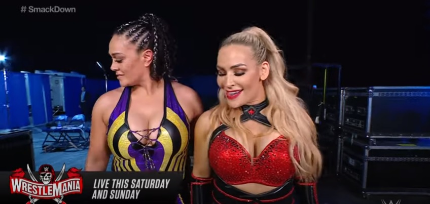 WWE Smackdown Results (4/9) – Tamina w/Natalya Defeated Nia Jax w/Shayna Baszler and Reginald by Disqualification WWE Smackdown Results