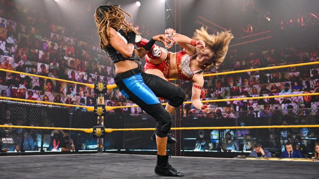 WWE NXT Results: Sarray Defeats Zayda Ramier Via German Suplex WWE NXT Results: Sarray Defeats Zayda Ramier Via German Suplex